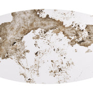 Armana Dining Table White & Brown