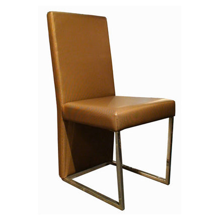 0099 Modern Gold Leatherette Dining Chair - image 2