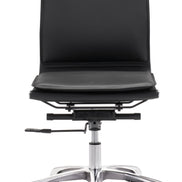 Lider Plus Armless Office Chair Black