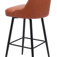 Keppel Swivel Barstool Brown