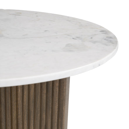 Tailo Coffee Table White & Brass