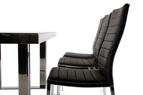Courtland Modern Stainless Steel Dining Table - image 2
