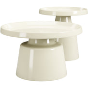 Beurre Coffee Table Set (2-Piece) Ivory