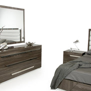 Capulet Italian Modern Grey Mirror - image 4