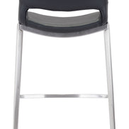 Ace Barstool (Set of 2) Black & Silver