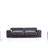 Trisha Modern Grey Fabric Chair