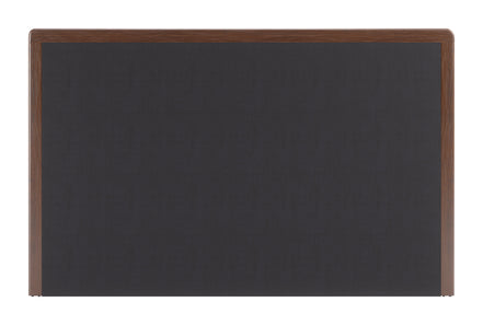 Somune King Bed Gray & Walnut