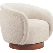 Vinta Swivel Chair Beige