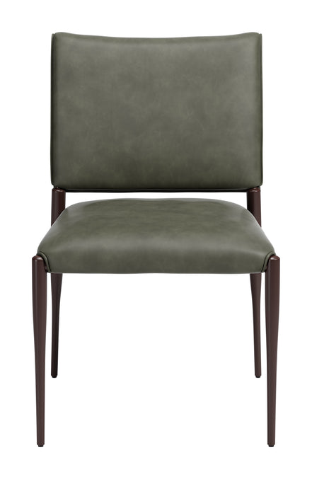 Freesia Dining Chair (Set of 2) Olive Green