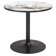 Batu Dining Table Gray & Black