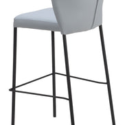 Linz Barstool (Set of 2) Gray