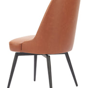 Keppel Swivel Dining Chair (Set of 2) Brown