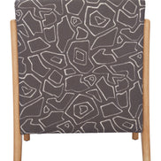 Runa Accent Chair Gray & Natural