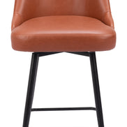 Keppel Swivel Counter Stool Brown