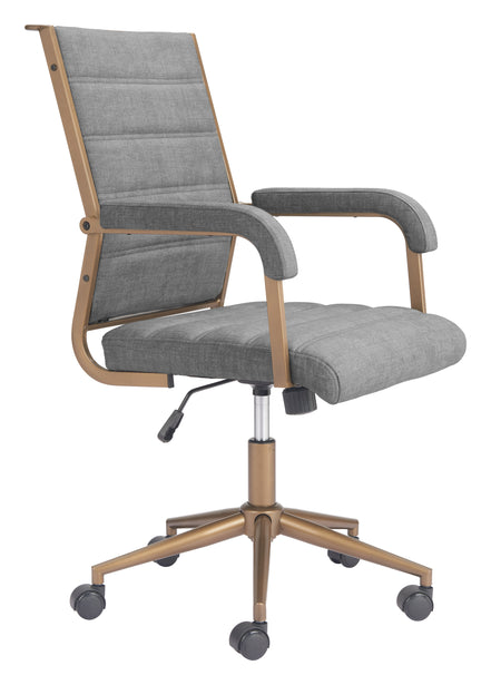 Auction Office Chair Gray
