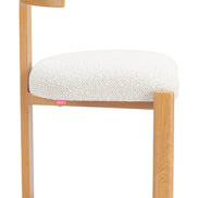 Tiana Dining Chair Natural & Beige