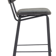 Charon Counter Stool (Set of 2) Vintage Black
