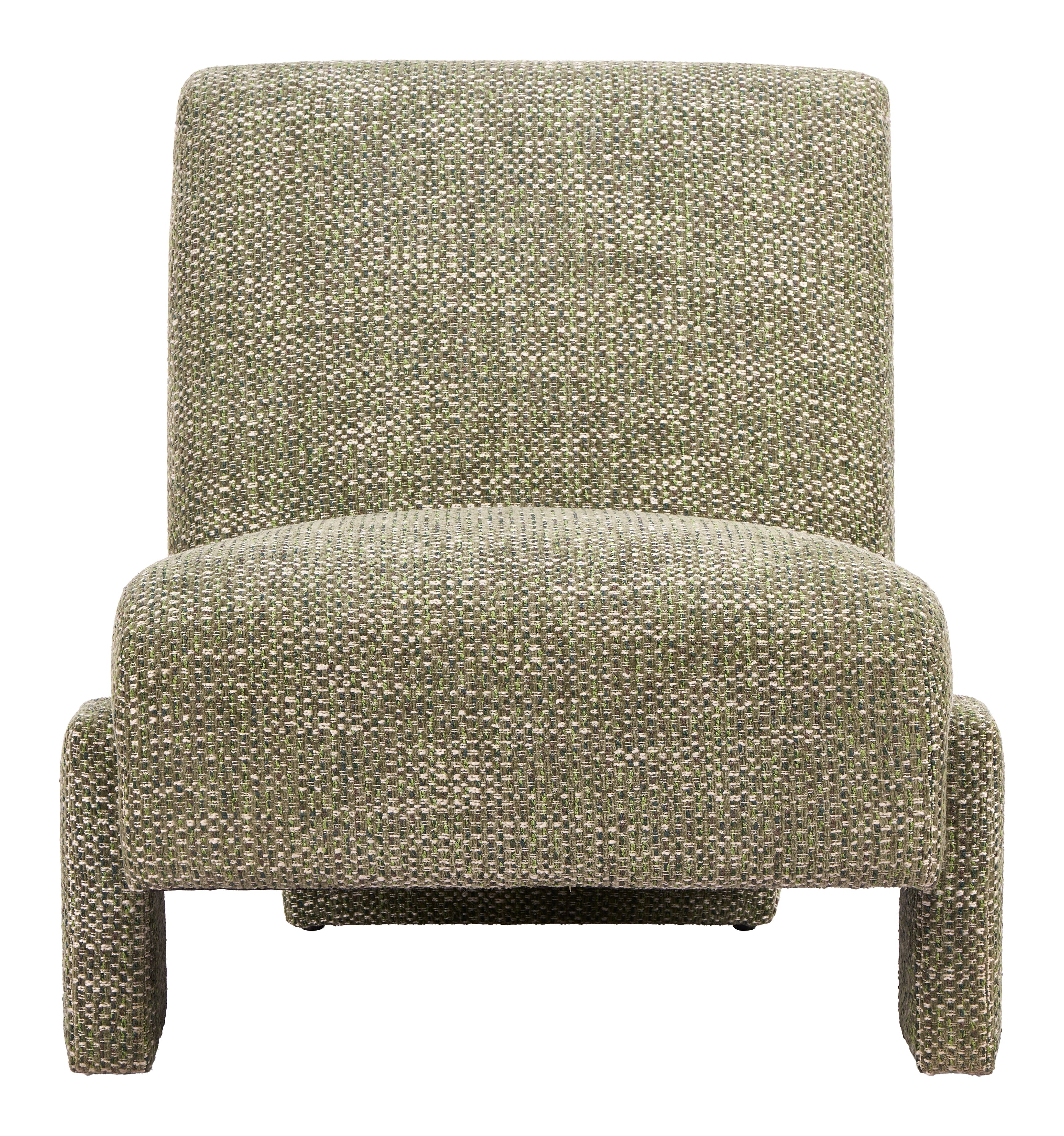Orleen Accent Chair Checker Green