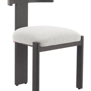 Tiana Dining Chair Black & Beige