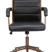Auction Office Chair Vintage Black