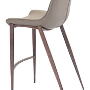 Magnus Barstool (Set of 2) Brown & Walnut
