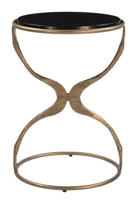 Tempus Accent Table Black & Brass