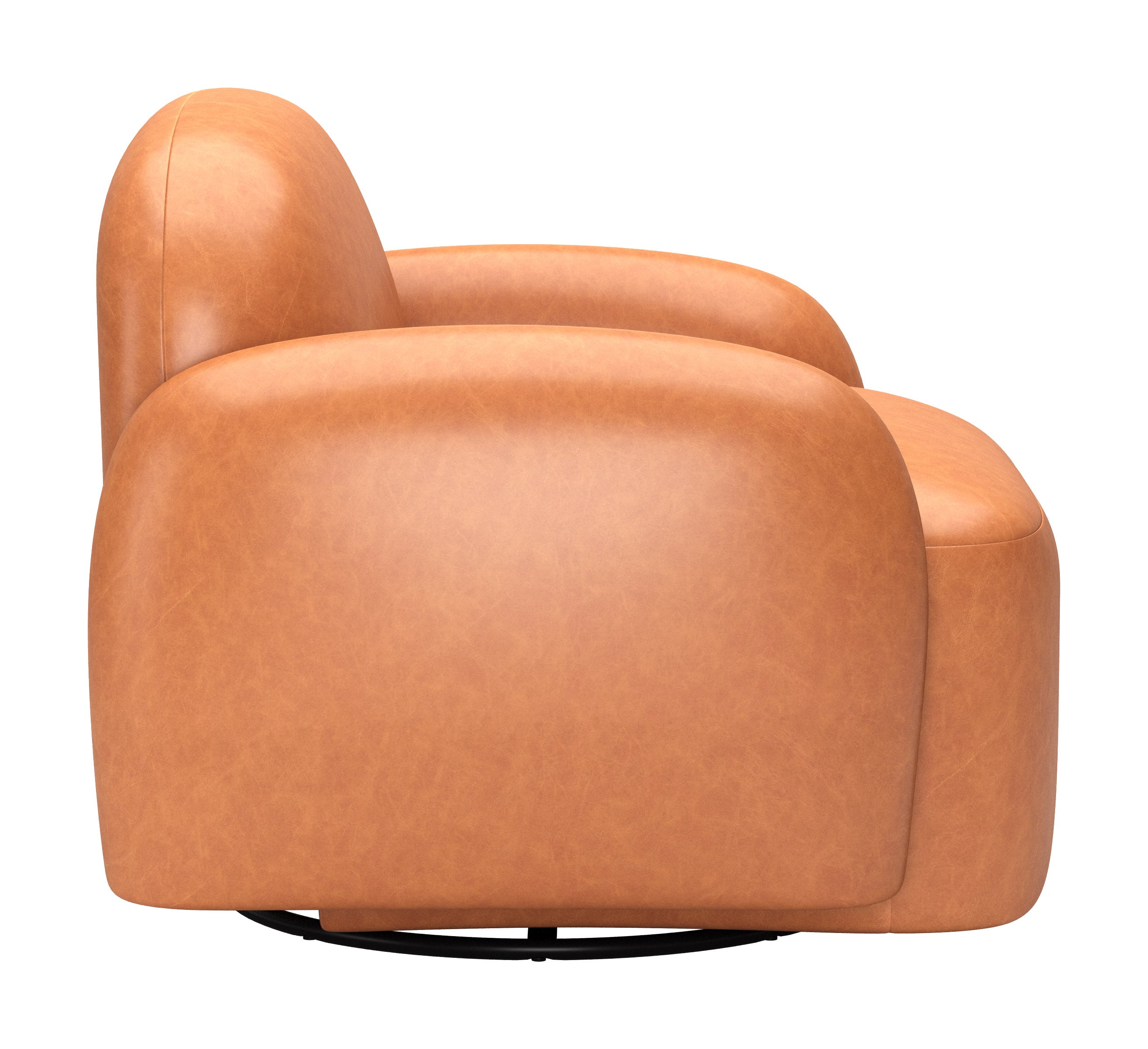 Cleo Swivel Chair Brown