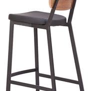 Ardenne Counter Stool (Set of 2) Black & Brown