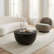 Duskan Storage Coffee Table Black