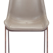 Magnus Dining Chair (Set of 2) Brown & Walnut