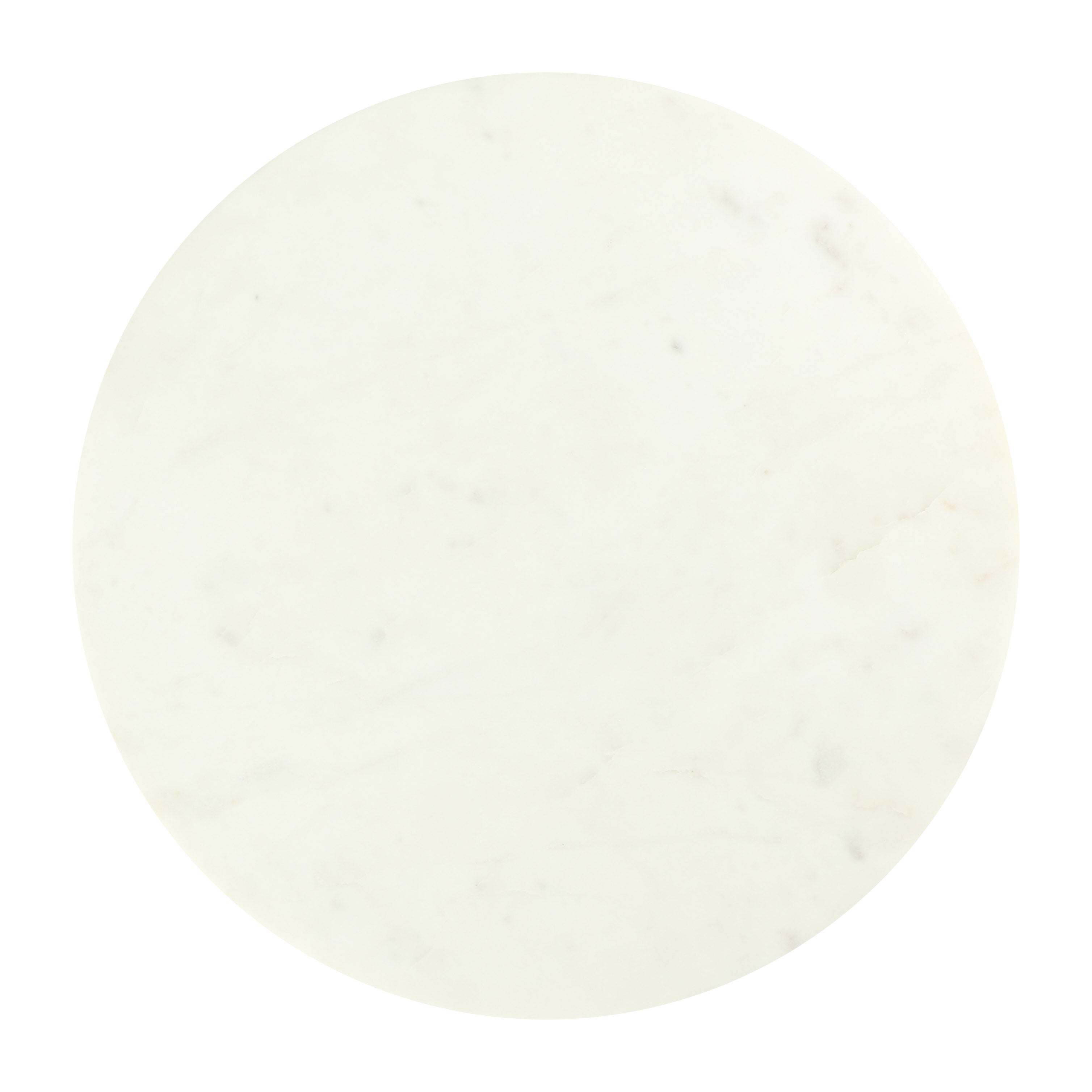Lira Accent Table White & Gold