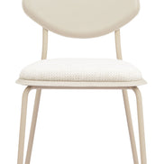 Zeal Dining Chair (Set of 4) Light Gray & Beige