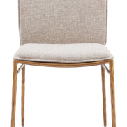 Nordvest Dining Chair Beige & Gold