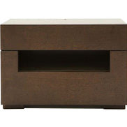 Ceres Modern Brown Oak and Grey Nightstand - image 3