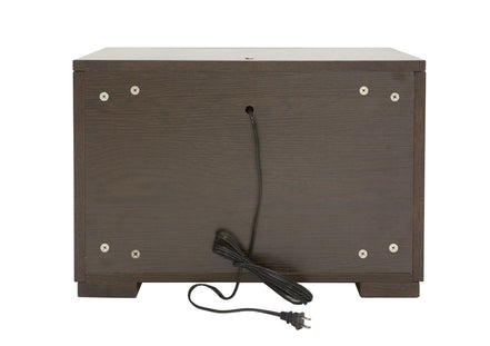 Ceres Modern Brown Oak and Grey Nightstand - image 5