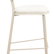 Zeal Barstool (Set of 4) Light Gray & Beige
