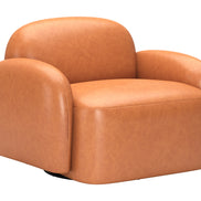 Cleo Swivel Chair Brown