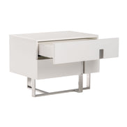 Voco Modern White Bedroom Nightstand - image 5