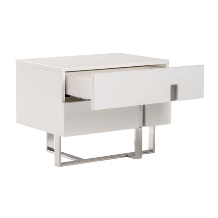 Voco Modern White Bedroom Nightstand - image 5