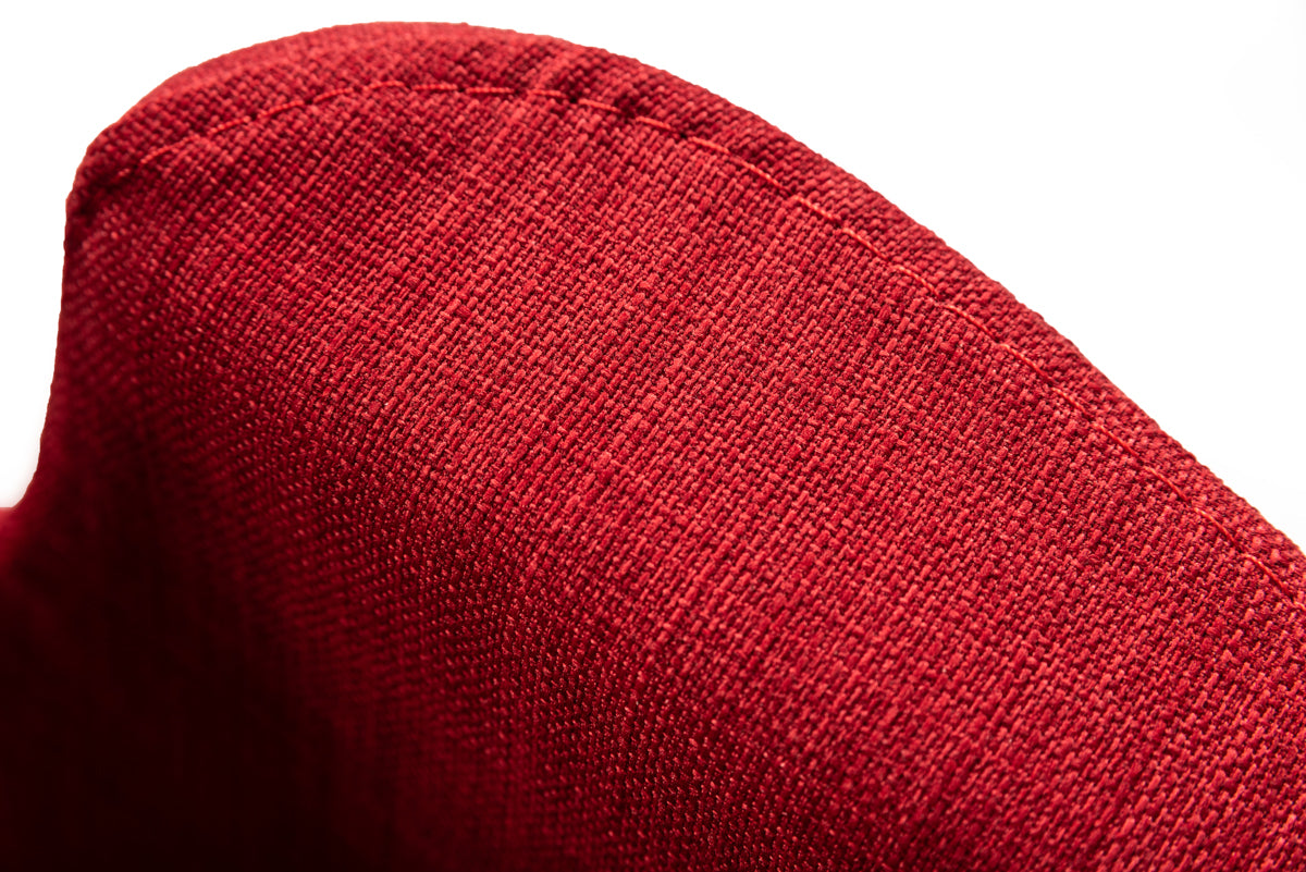 Altair Mid-Century Red Fabric Dining Chair - image 5