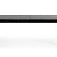 Sovereign Transitional Black Crocodile Dining Table w/ Black Gloss Legs - image 4