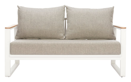 Welt Sofa Taupe & White