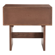 Amaria Nightstand Natural & Walnut