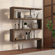 Maze Modern Walnut Bookcase - image 5