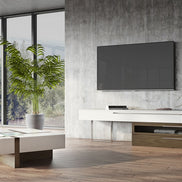 Makai Modern White & Walnut Square Coffee Table - image 2