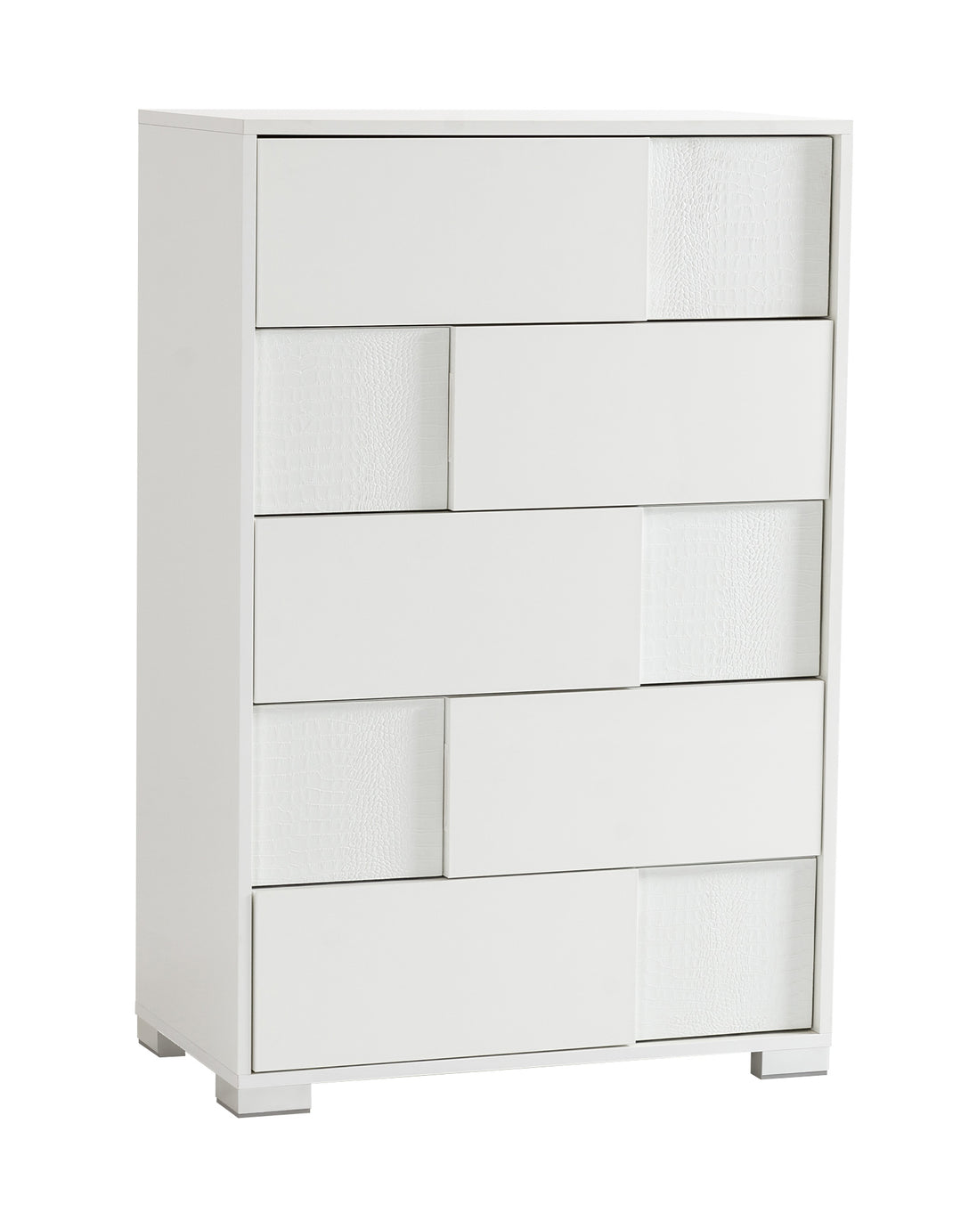 Monza Italian Modern White Chest