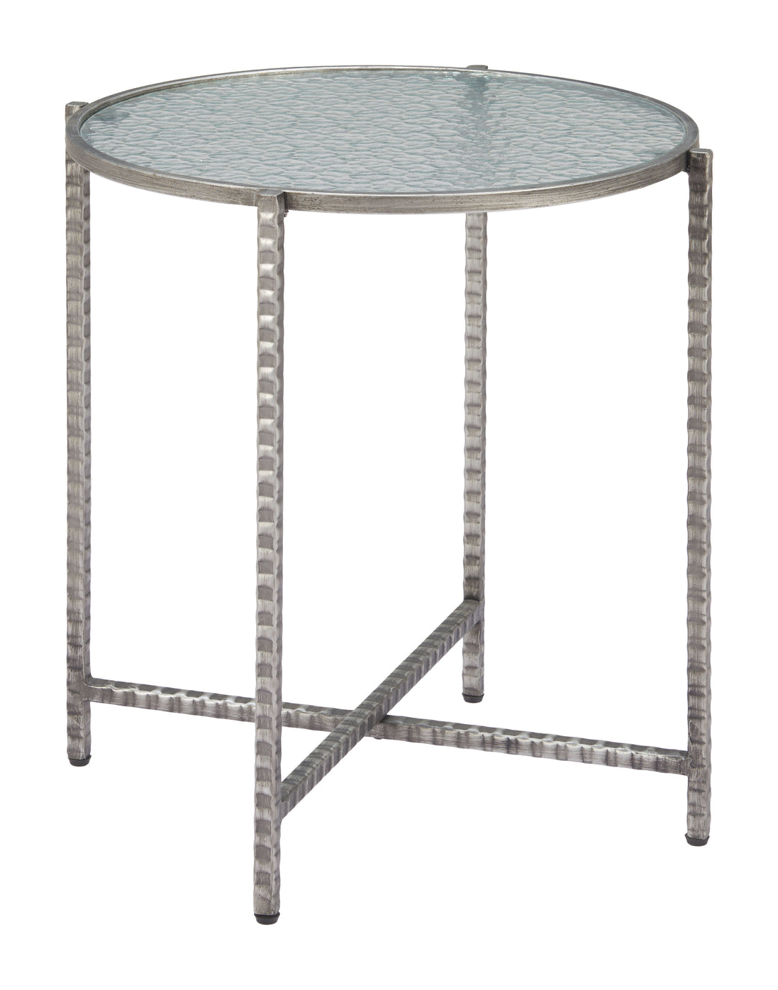 Vetro Side Table Silver