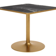Caliza Dining Table Black & Gold