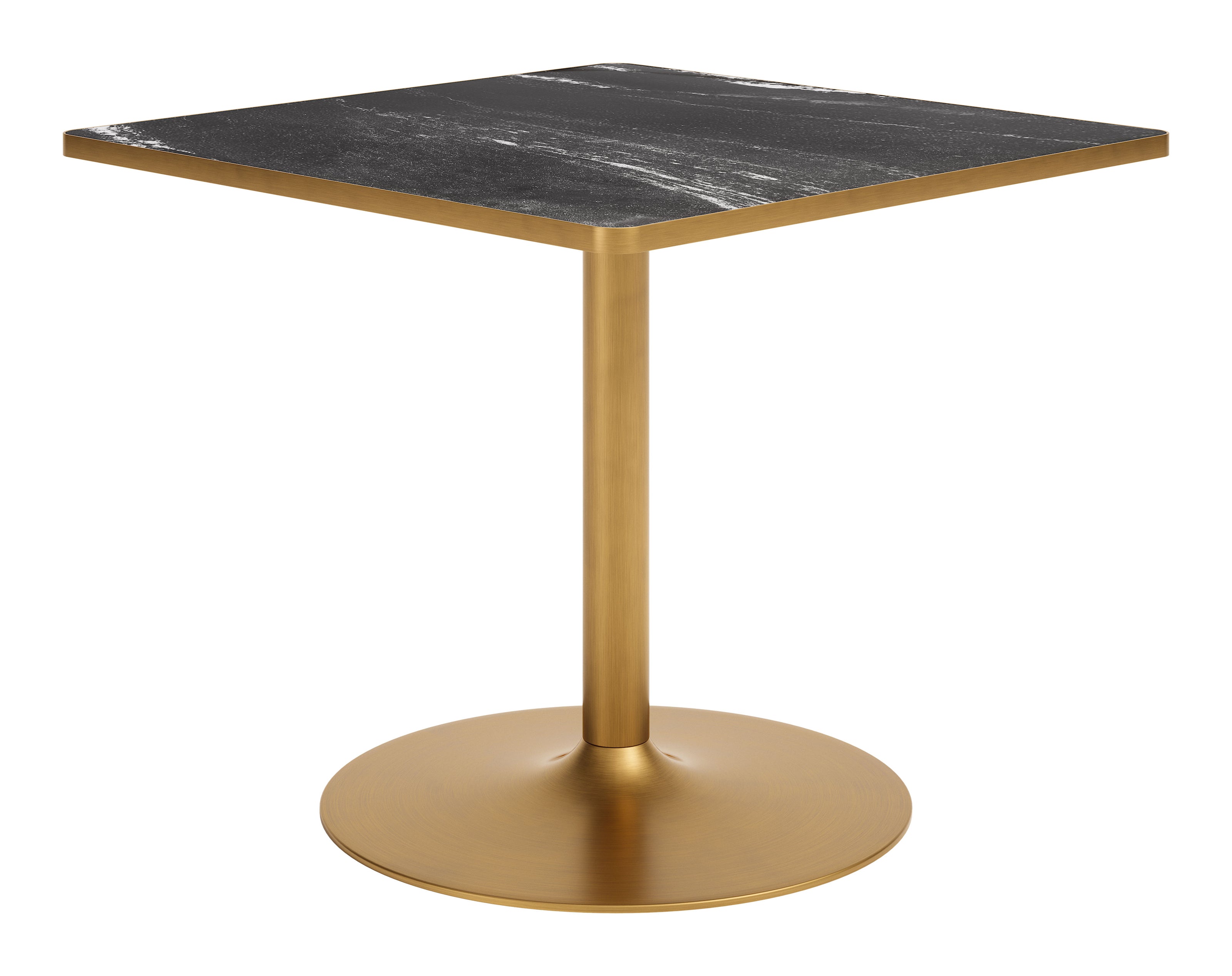Caliza Dining Table Black & Gold