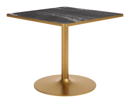 Caliza Dining Table Black & Gold